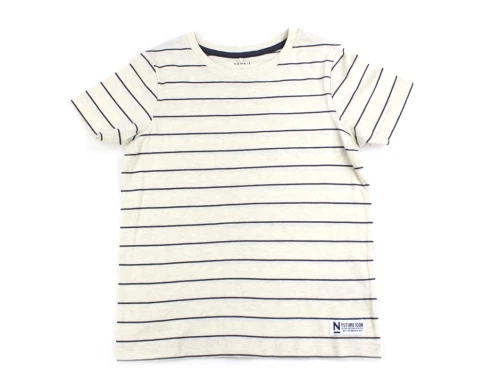 Name It peyote melange/india ink stribet t-shirt